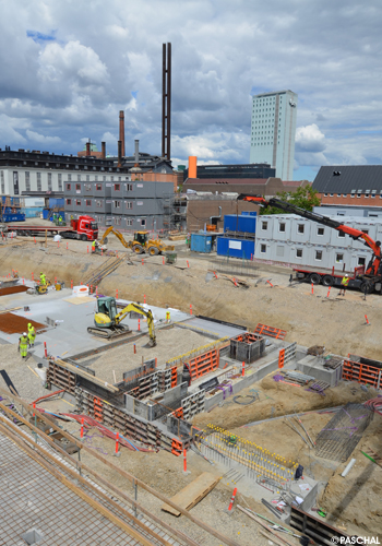 Overview construction site Carlsberg Area - PASCHAL