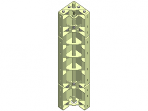 Modular Dismantling inside corner post