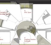 Site plan of the new LTC