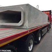 Loaded precast reinforced concrete element