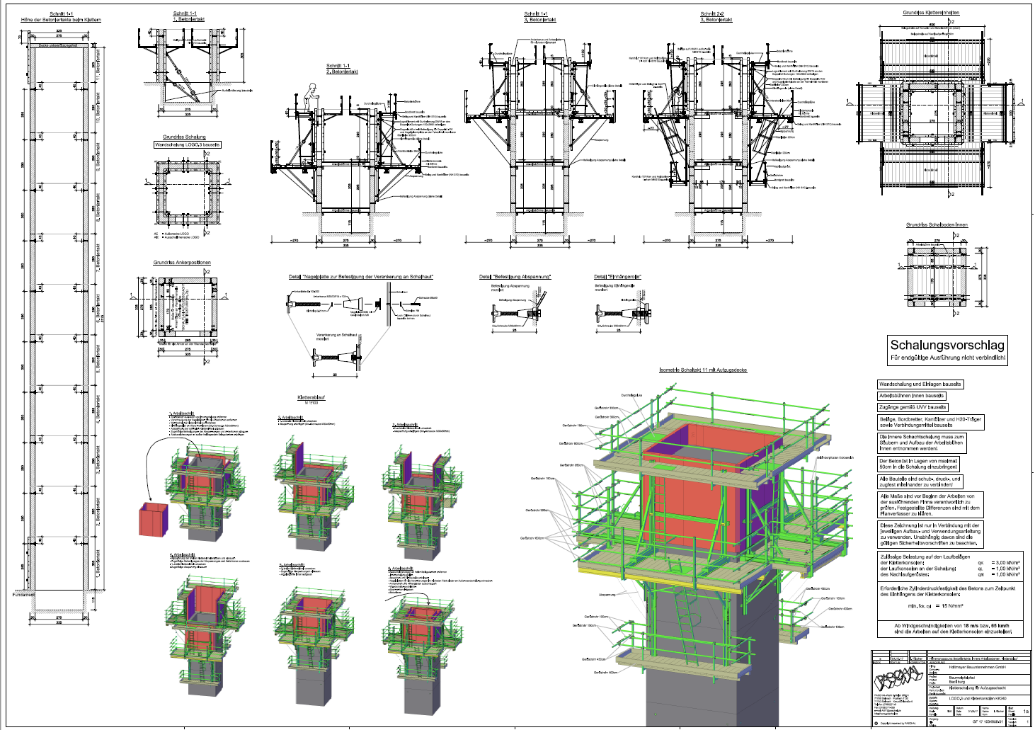  formwork planning