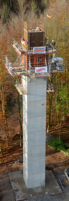 Aufzugsschacht aus Beton