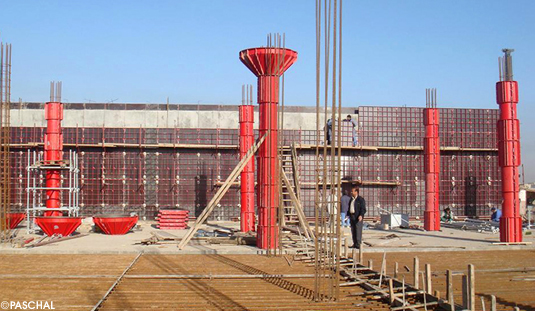 Circular column formwork