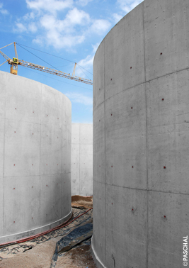 Formed with circular formwork TTR