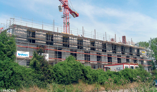 Baustelle Dienstleistungszentrum Freiburg