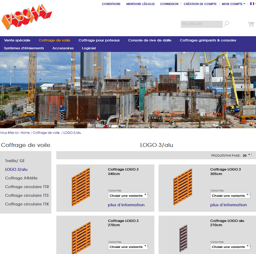 Le nouveau webshop de PASCHAL