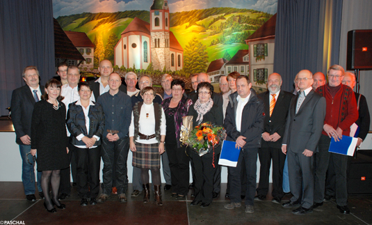 Geehrte und verabschiedete Mitarbeiter von PASCHAL (2011)