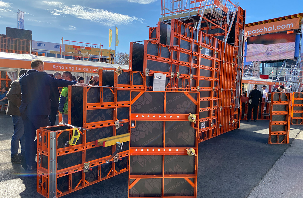 NeoR lightweight formwork shown at bauma