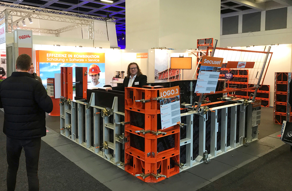 PASCHAL-Messestand auf der bautec 2020