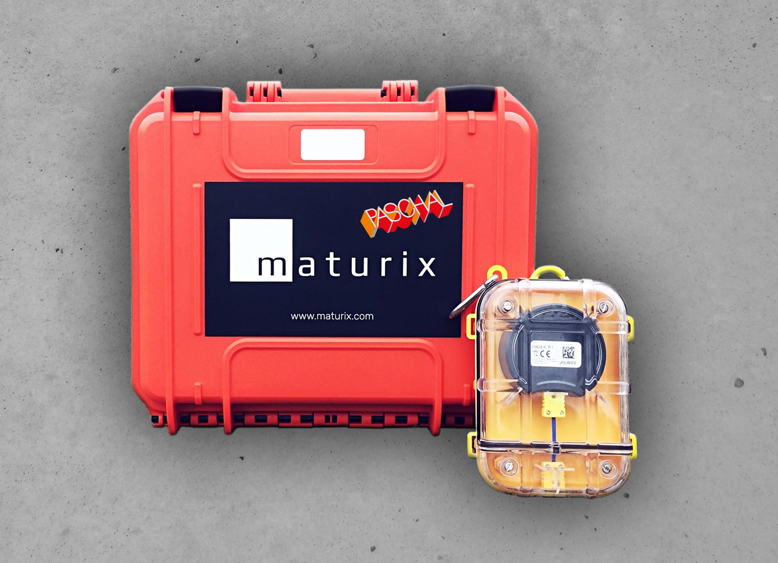 Maturix Koffer und Sensor