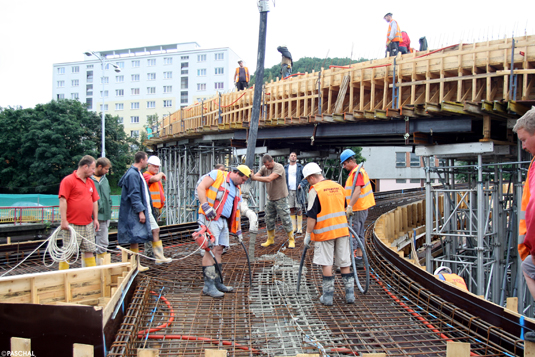 Concreting work
