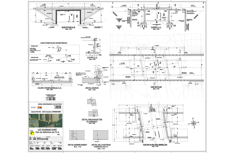 Schéma de construction du souterrain