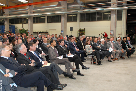 Inauguration de la nouvelle halle de soudage et de production