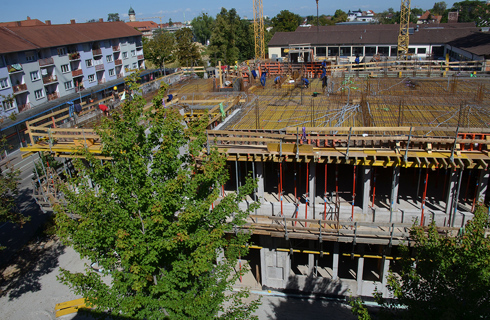 Travaux de coffrage à l'école industrielle et technique d'Offenburg