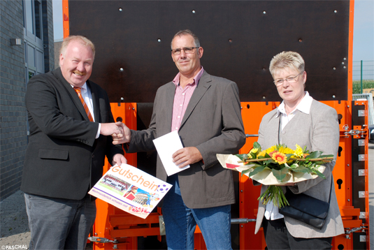 Gewinner des bauma-Gewinnspiels