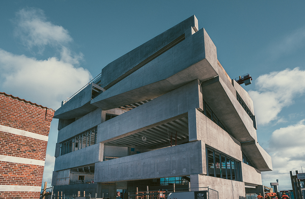 Shell of the BIG Headquarters in Copenhagen