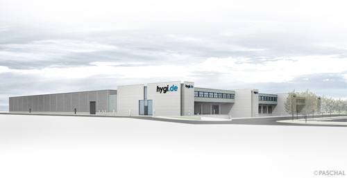 Le centre de logistique de HYGI.de