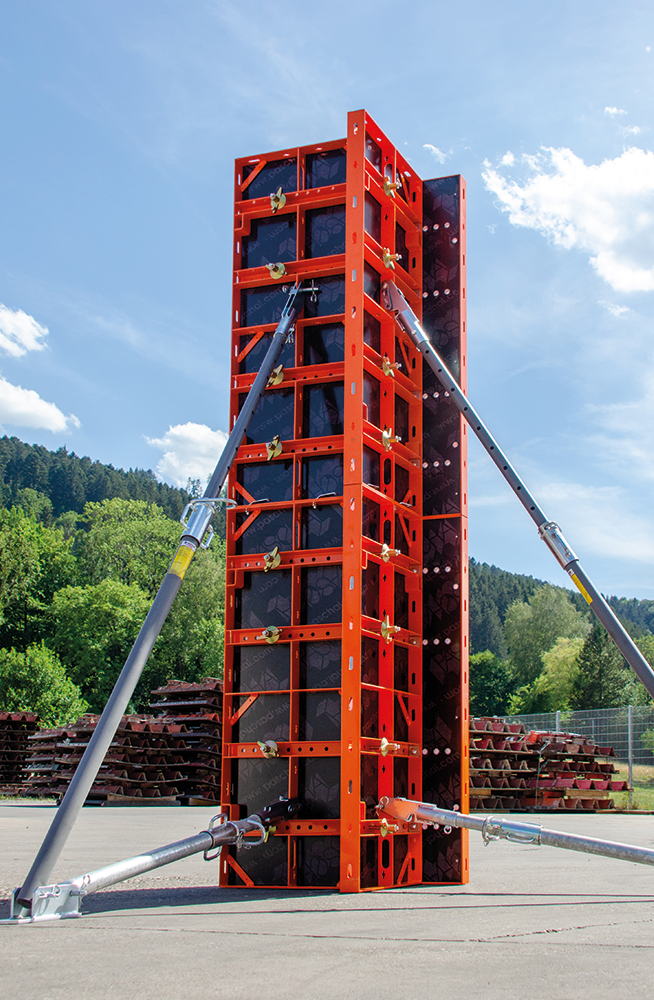 Column formwork with NeoR multi-purpose panels