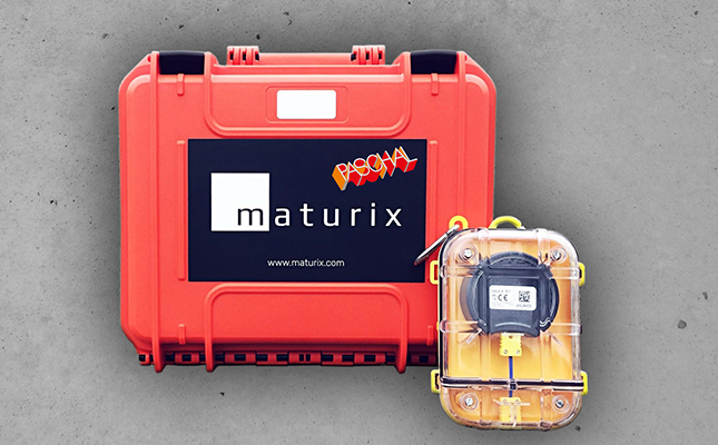 maturix case with sensor