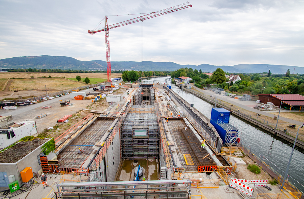 Rénovation de l'écluse avec les systèmes PASCHAL