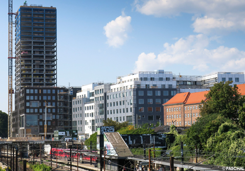 Carlsberg Byen Areal mit Bohrs Tower