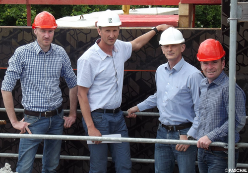 Das verantwortliche Bau-Team