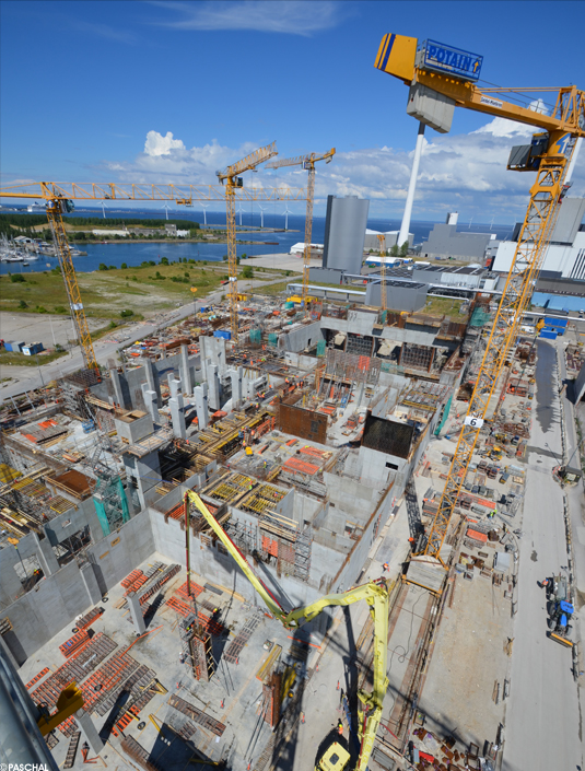 Baustelle Amager Bakke in Kopenhagen