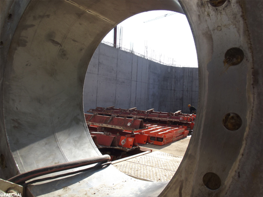 Trapezoidal girder circular formwork TTR