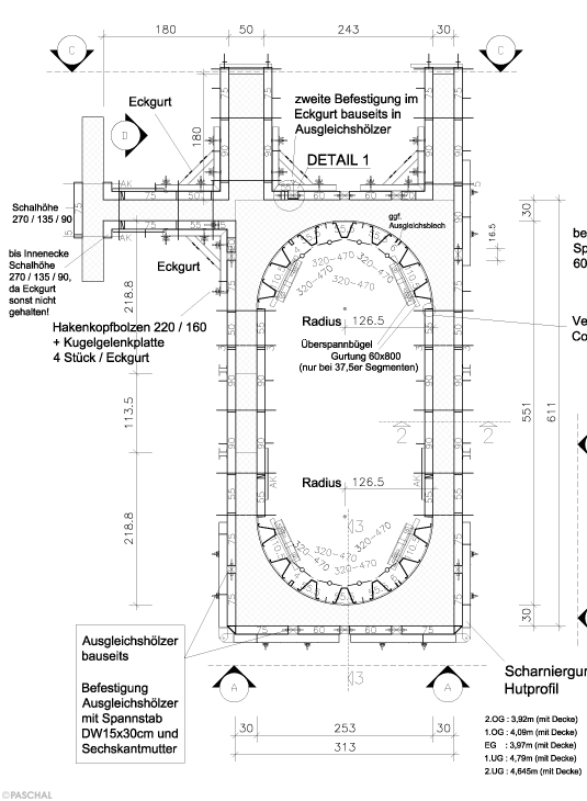 Formwork planning 