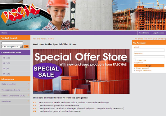 PASCHAL Webshop