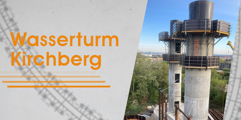 Formvollendet in die Höhe: PASCHAL lieferte Schalungslösung für beeindruckenden Wasserturm in Luxemburg