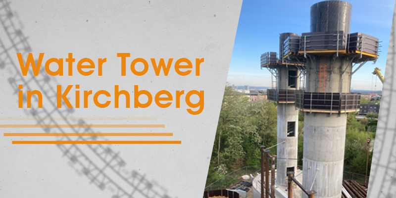The perfect form right up to the top: PASCHAL supplied formwork solutions for a stunning water tower in Luxembourg