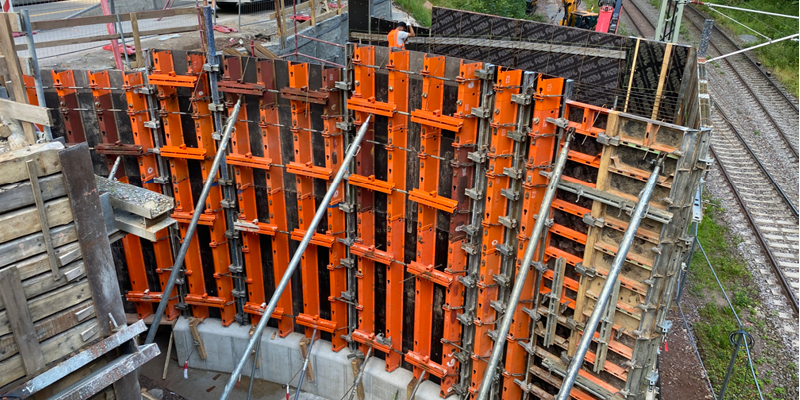 Rénovation d'un pont dans le Höllental
