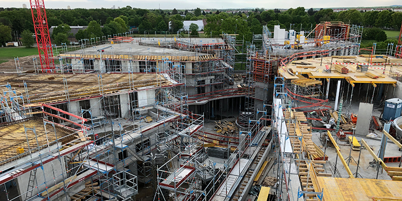 На площади более 11 000 м² в Карлсруэ идет работа по созданию нового технологического парка LTC общей стоимостью более 22 млн евро