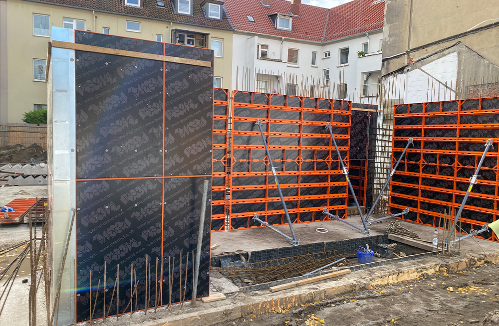 NeoR Leichtschalung im Schalungseinsatz