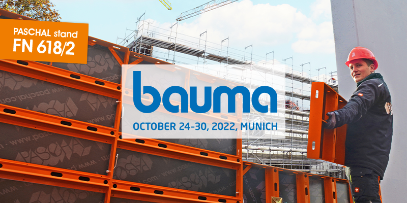 PASCHAL presents formwork for optimal concrete construction at bauma 2022 
