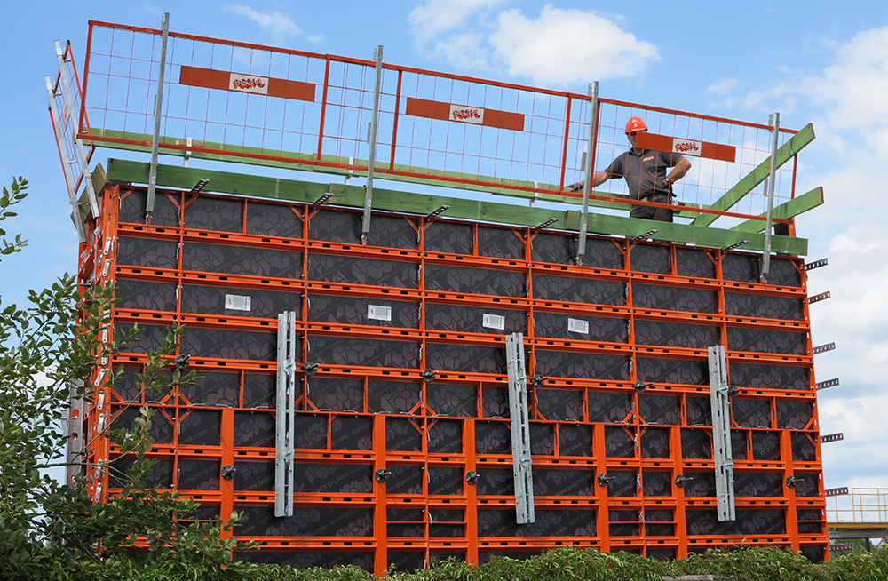 le coffrage léger NeoR utilisé sur un chantier de test