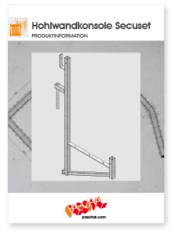 Produktinfo Hohlwandkonsole Secuset