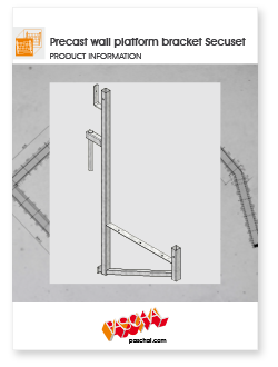 Flyer Precast wall platform bracket Secuset