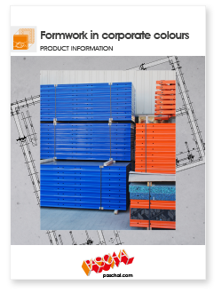 Product Information Formwork in Company Colour