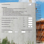 калькулятор для определения давления бетона